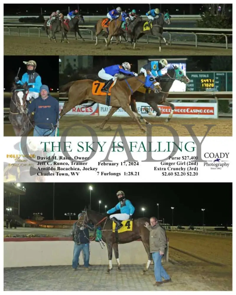 The Sky Is Falling - 02-17-24 R05 Ct Hollywood Casino At Charles Town Races