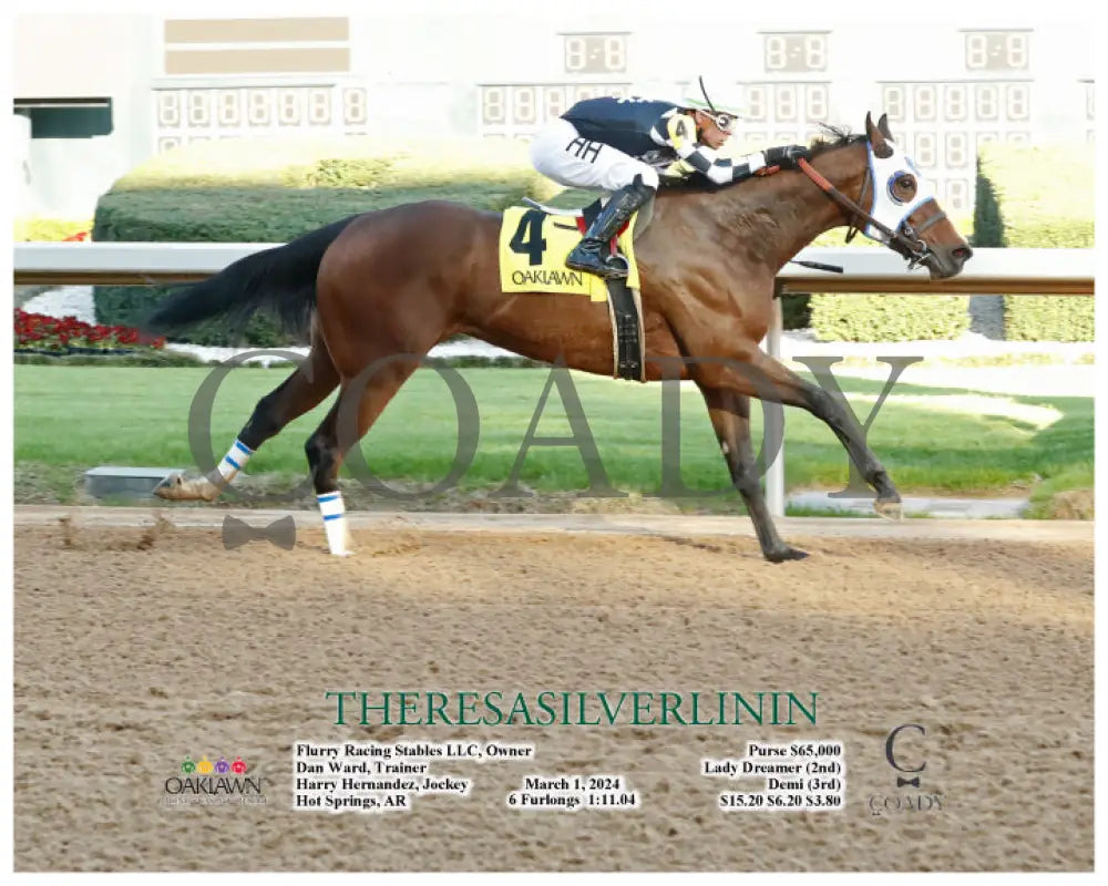 Theresasilverlinin - 03-01-24 R08 Op Action Oaklawn Park