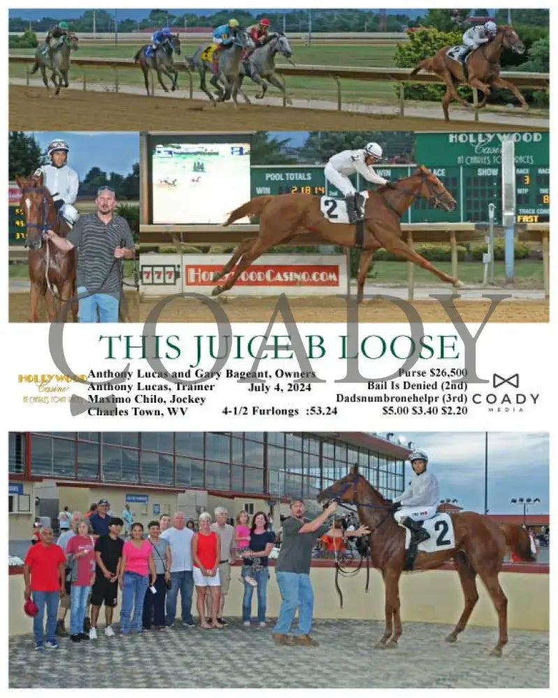 This Juice B Loose - 07-04-24 R03 Ct Hollywood Casino At Charles Town Races