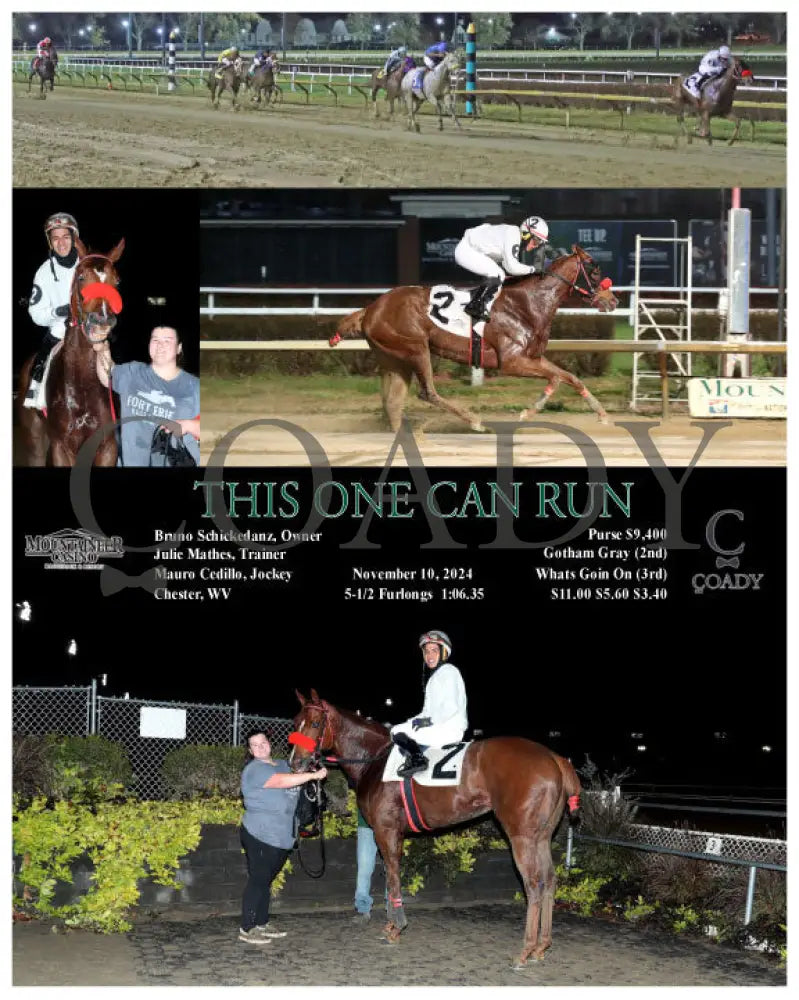 This One Can Run - 11-10-24 R05 Mnr Mountaineer Park