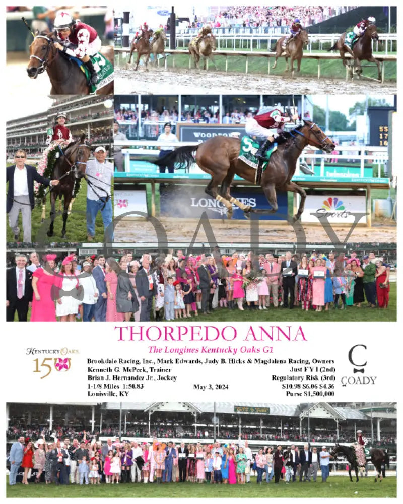 Thorpedo Anna - The Longines Kentucky Oaks G1 05-03-24 R11 Churchill Downs