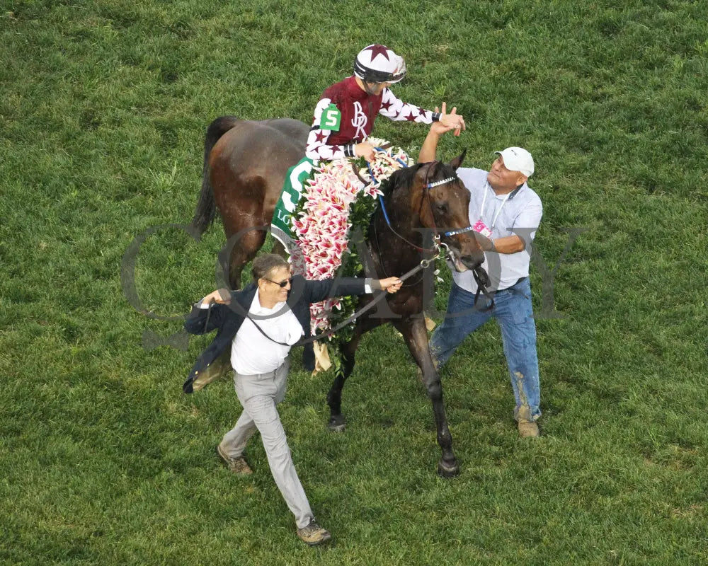 Thorpedo Anna - The Longines Kentucky Oaks G1 05-03-24 R11 Churchill Downs Aerial Come Back 03