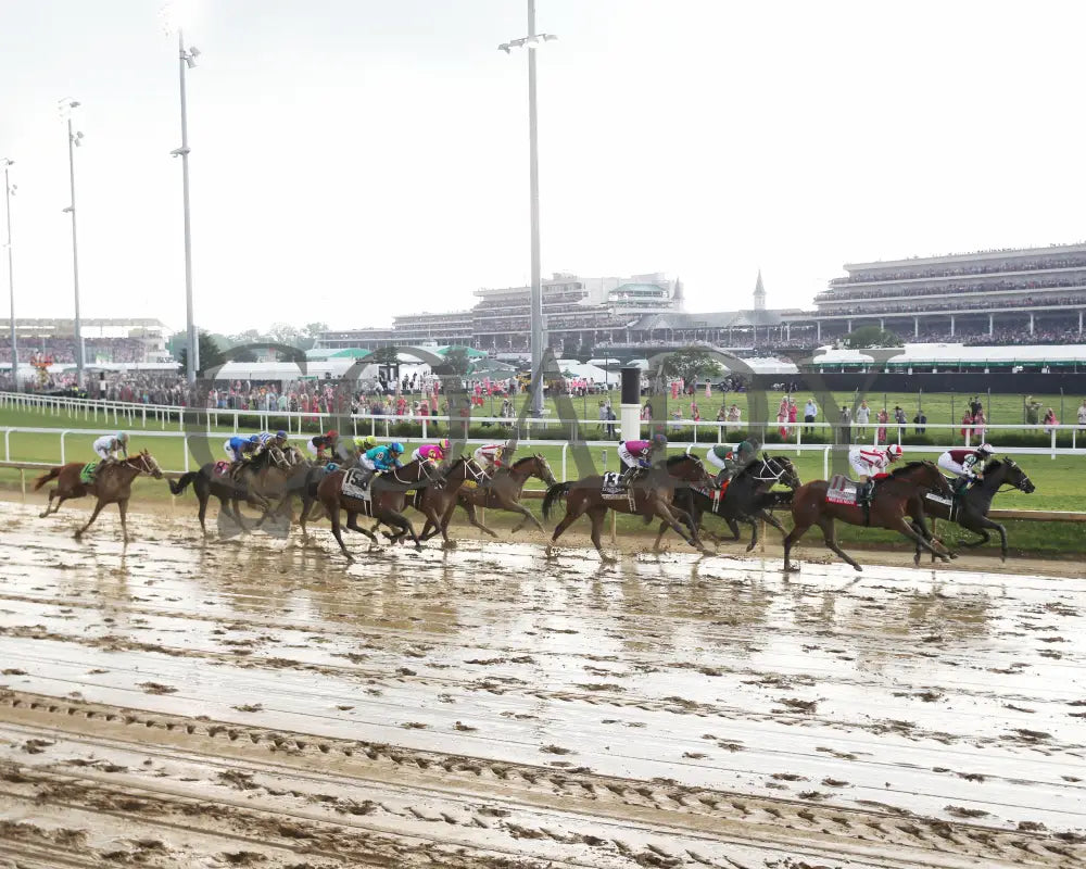 Thorpedo Anna - The Longines Kentucky Oaks G1 05-03-24 R11 Churchill Downs Backstretch Turn 02