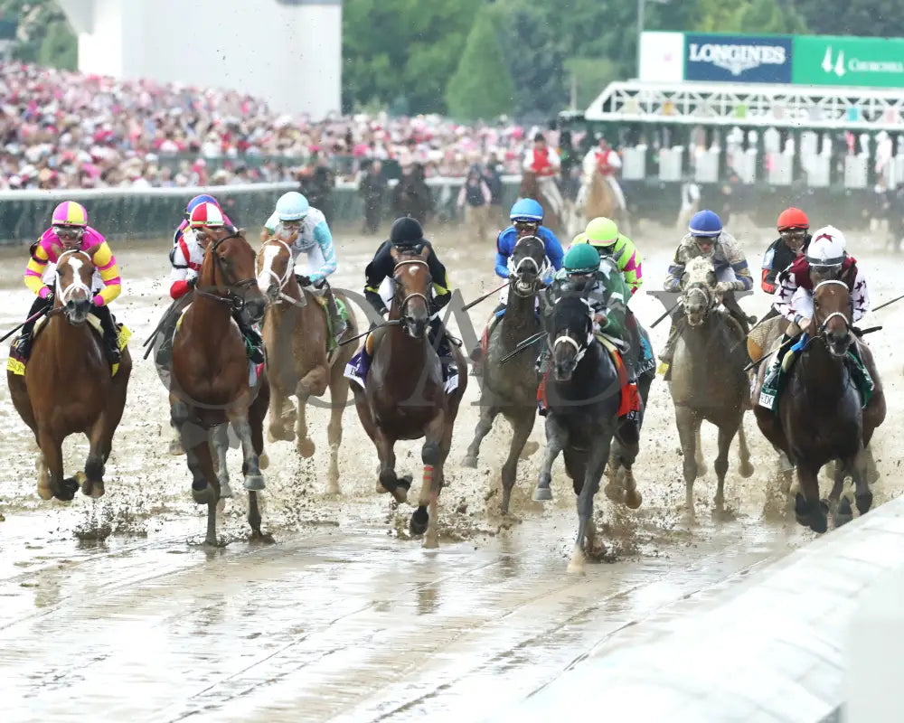 Thorpedo Anna - The Longines Kentucky Oaks G1 05-03-24 R11 Churchill Downs Inside First Pass 02