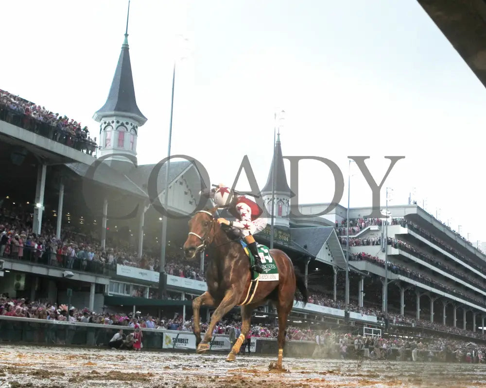 Thorpedo Anna - The Longines Kentucky Oaks G1 05-03-24 R11 Churchill Downs Under Rail 01