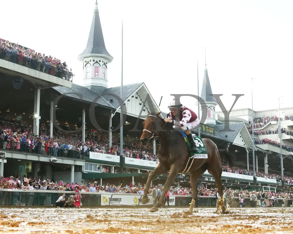 Thorpedo Anna - The Longines Kentucky Oaks G1 05-03-24 R11 Churchill Downs Under Rail 02