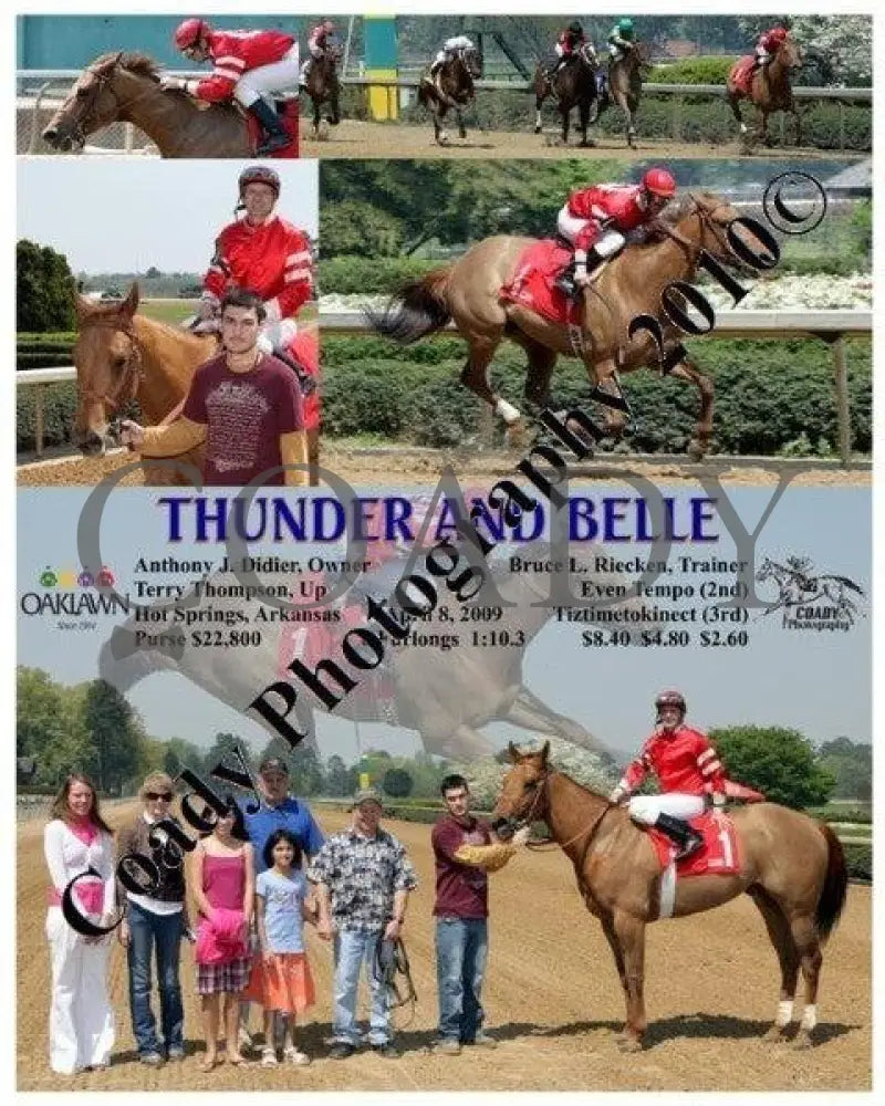 Thunder And Belle - 4 8 2009 Oaklawn Park
