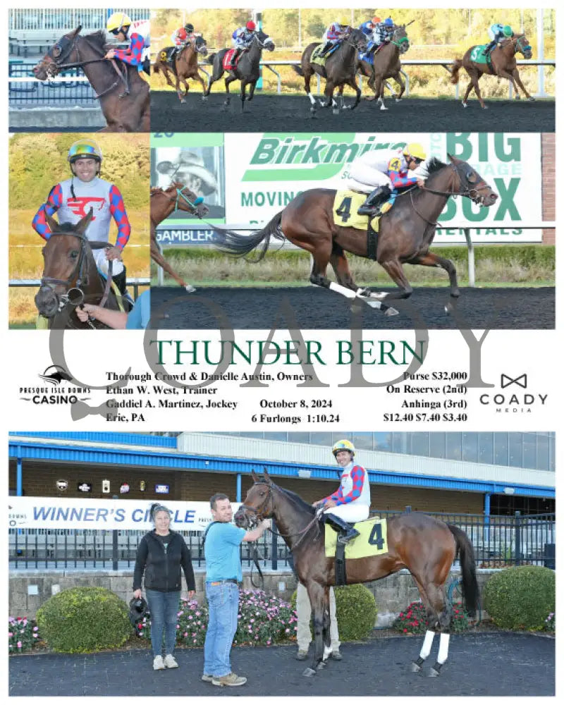 Thunder Bern - 10-08-24 R07 Pid Presque Isle Downs