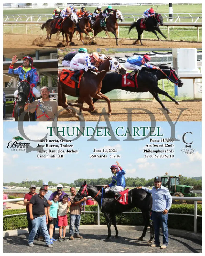 Thunder Cartel - 061424 Race 09 Btp Belterra Park