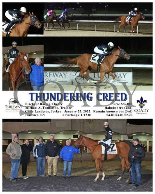 Thundering Creed - 01-22-22 R07 Tp Turfway Park