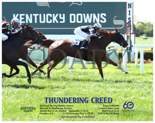 Thundering Creed - 09 - 01 - 22 R05 Kd Action Kentucky Downs