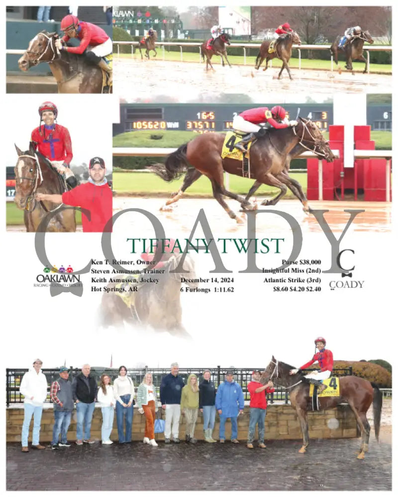 Tiffany Twist - 121424 Race 06 Op Oaklawn Park