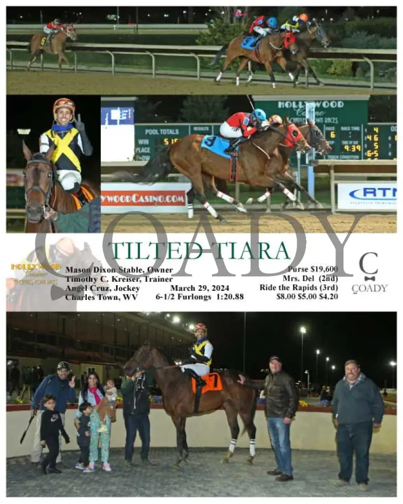 Tilted Tiara - 03 - 29 - 24 R06 Ct Hollywood Casino At Charles Town Races