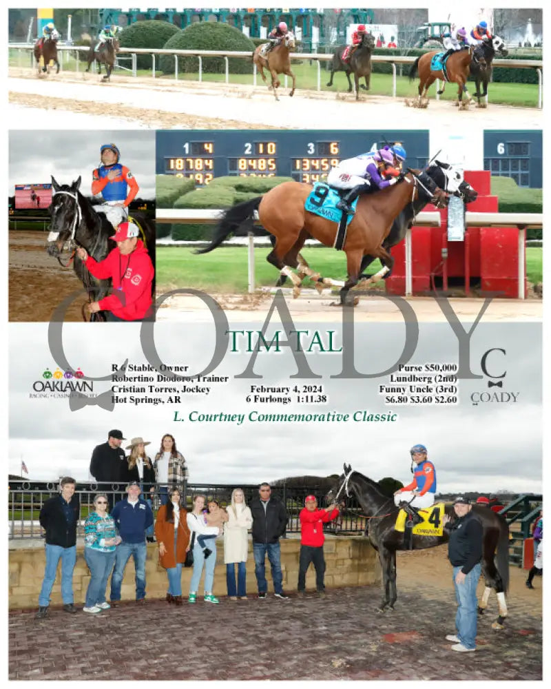 Tim Tal - 02-04-24 R04 Op Oaklawn Park