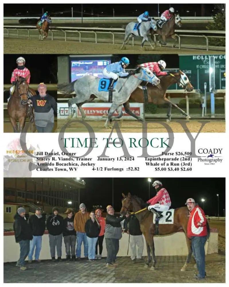 Time To Rock - 01-13-24 R05 Ct Hollywood Casino At Charles Town Races