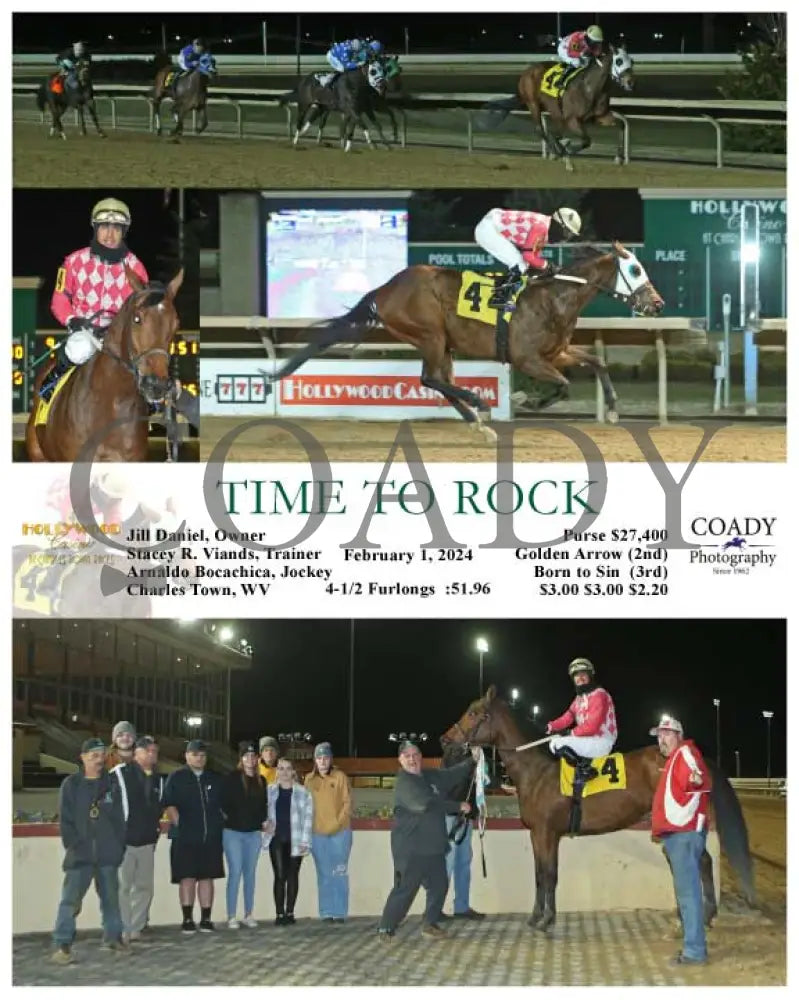 Time To Rock - 02-01-24 R04 Ct Hollywood Casino At Charles Town Races