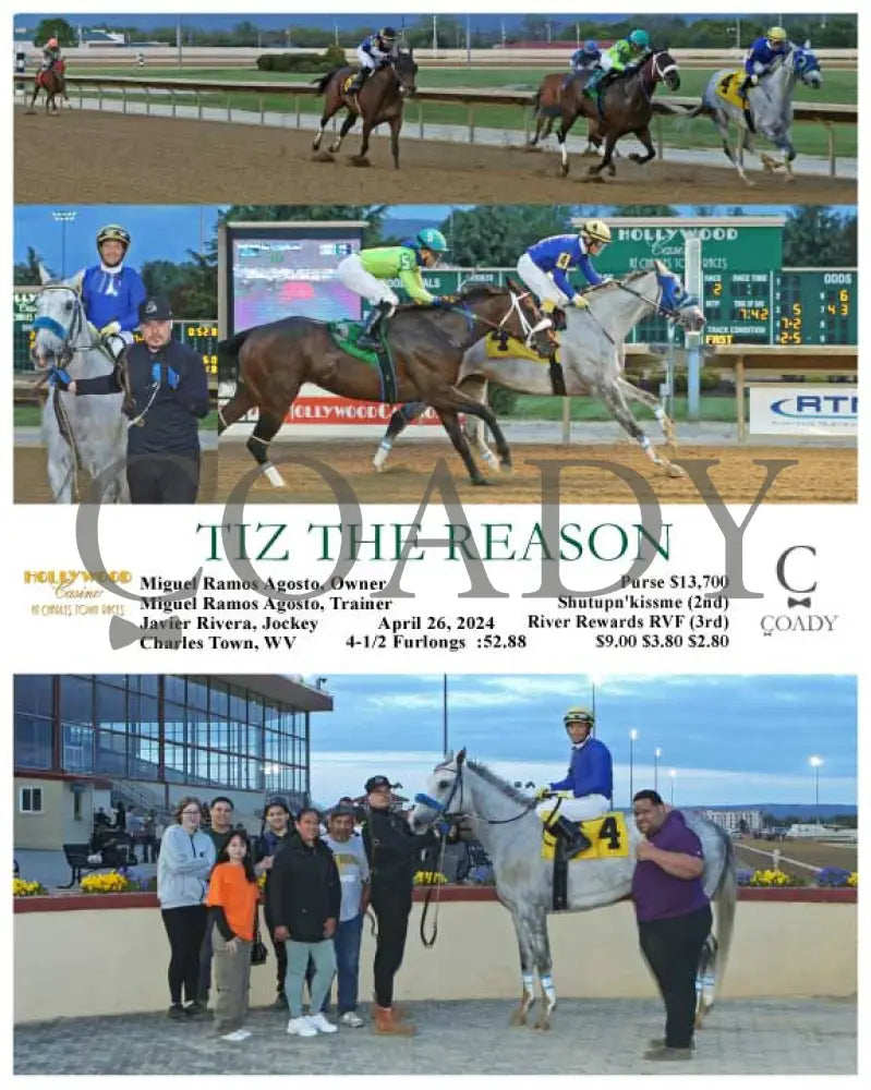 Tiz The Reason - 04-26-24 R02 Ct Hollywood Casino At Charles Town Races