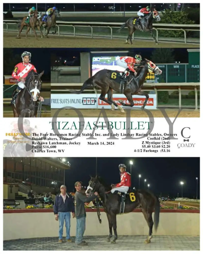 Tizafastbullet - 03 - 14 - 24 R02 Ct Hollywood Casino At Charles Town Races