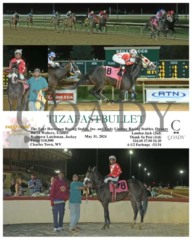 Tizafastbullet - 05-31-24 R08 Ct Hollywood Casino At Charles Town Races