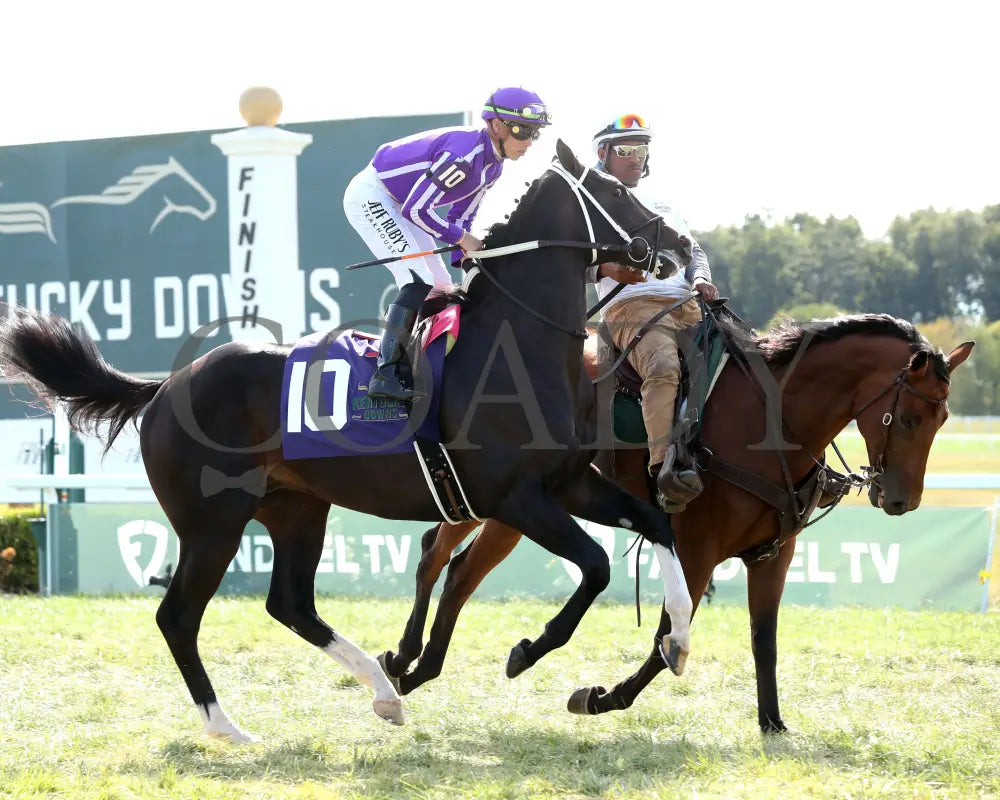 Tiztastic - The Kentucky Downs Juvenile Mile 09-08-24 R07 Kd Post Parade 01