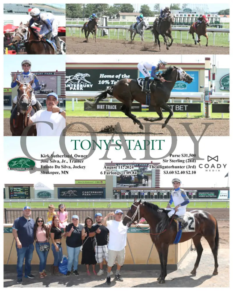 Tony’s Tapit - 08-11-24 R01 Cby Ellis Park