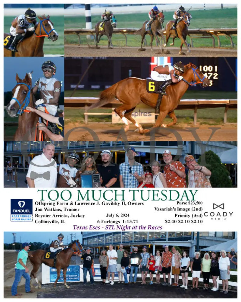 Too Much Tuesday - 07-06-24 R03 Fan Fanduel Sportsbook Horse Racing