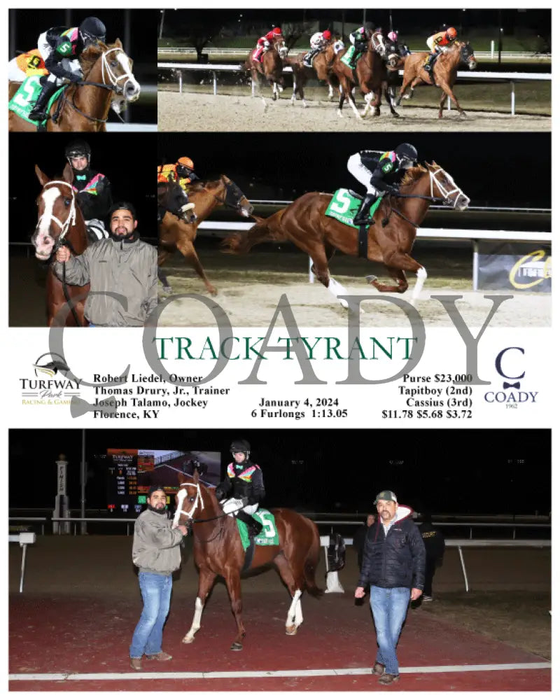 Track Tyrant - 01-04-24 R01 Tp Turfway Park