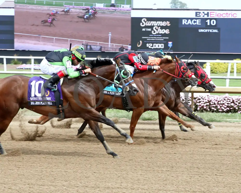 Tres Of Blood - Qhrai Stallion Service Auction Derby Finals 08-31-24 R10 Horseshoe Indiana Finish