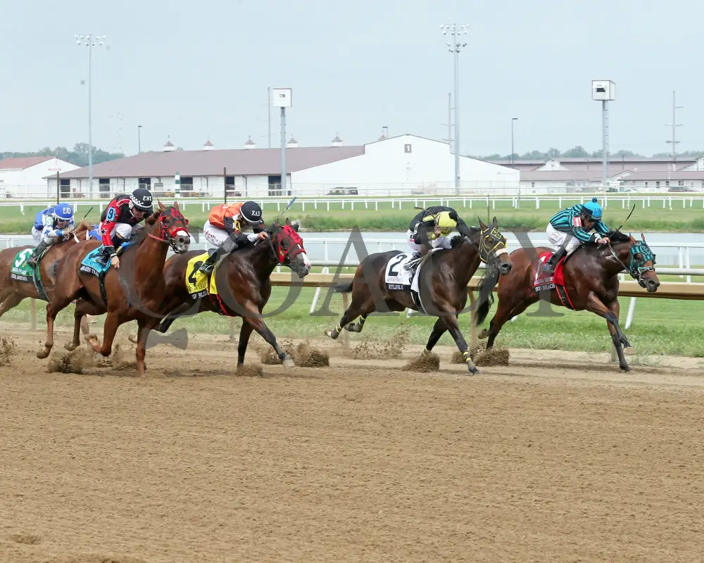 Tres Of Blood - Qhrai Stallion Service Auction Derby Finals 08-31-24 R10 Horseshoe Indiana Finish