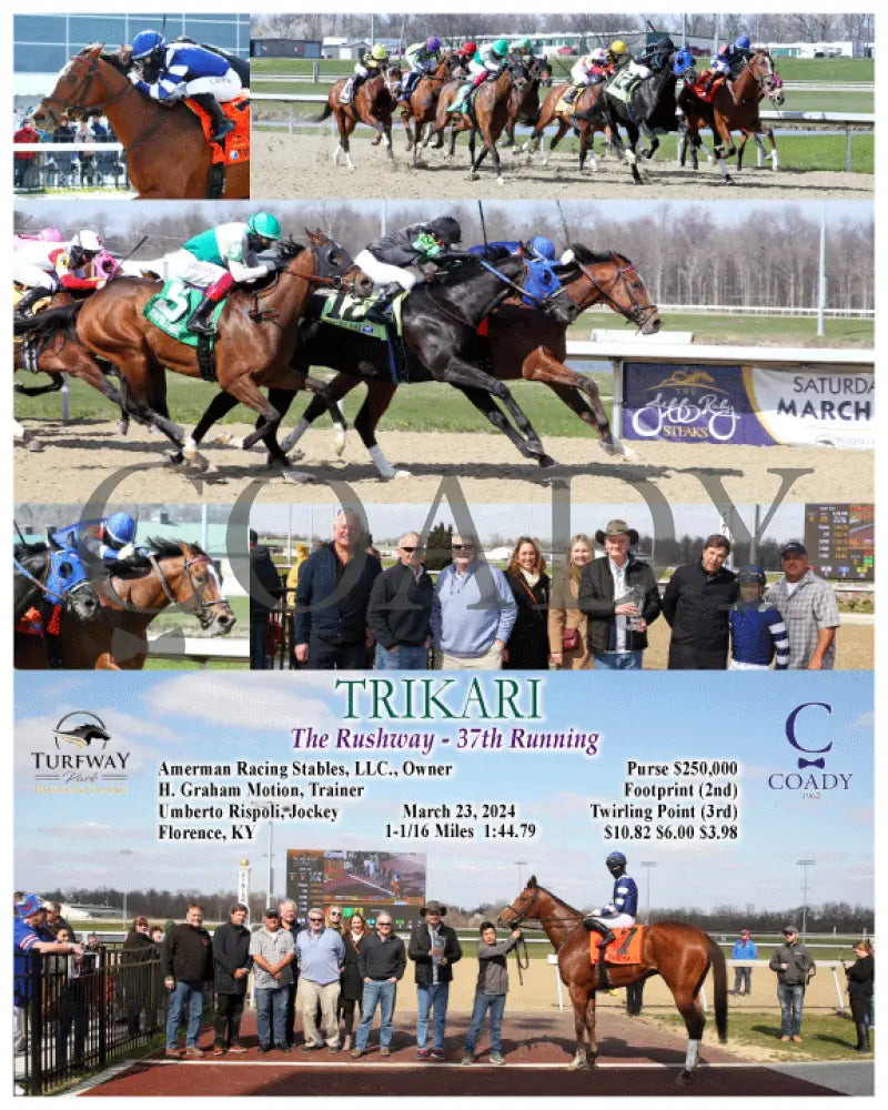 Trikari - The Rushway 37Th Running 03 - 23 - 24 R08 Tp Turfway Park