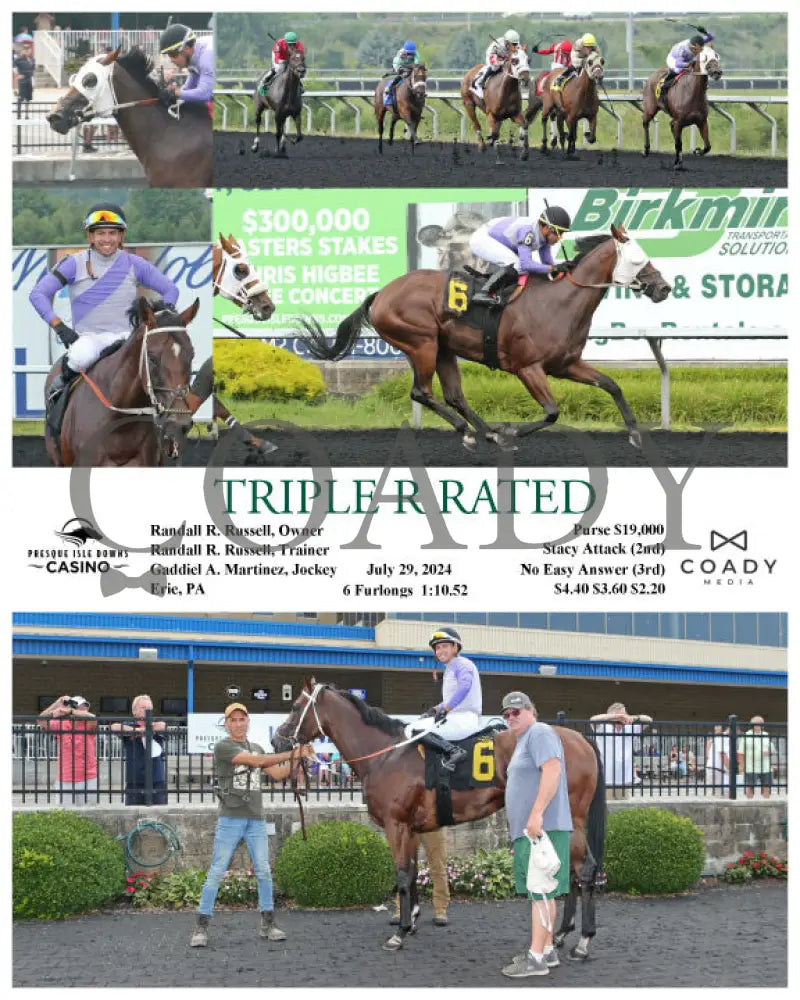 Triple R Rated - 07-29-24 R05 Pid Presque Isle Downs