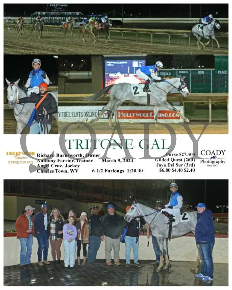 Tritone Gal - 03 - 09 - 24 R06 Ct Hollywood Casino At Charles Town Races