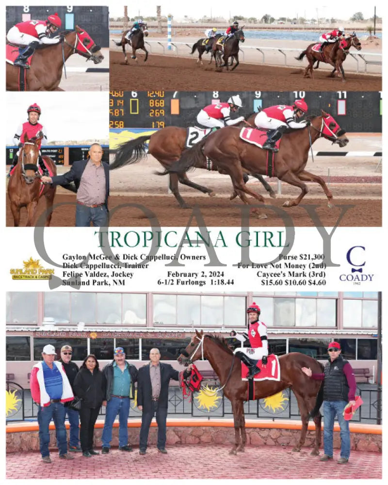 Tropicana Girl - 02-02-24 R03 Sun Sunland Park