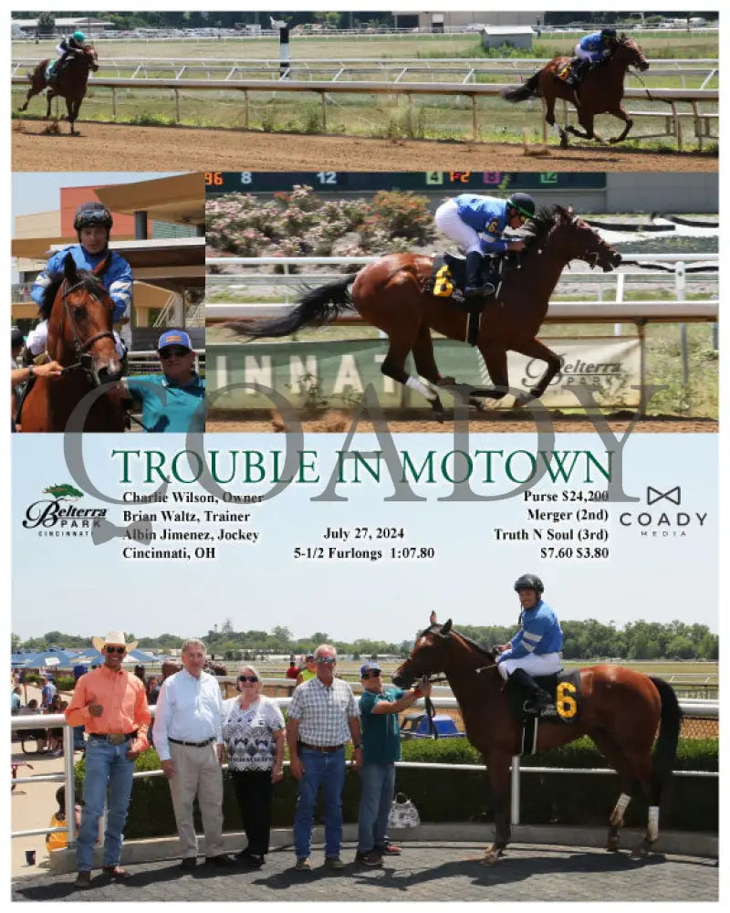 Trouble In Motown - 07-27-24 R02 Btp Belterra Park