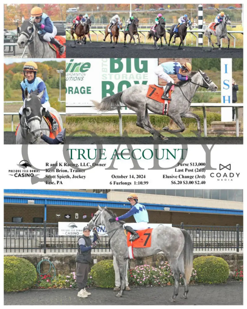 True Account - 10-14-24 R01 Pid Presque Isle Downs