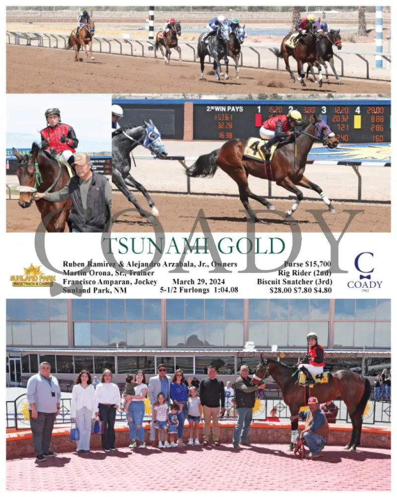 Tsunami Gold - 03 - 29 - 24 R01 Sun Sunland Park