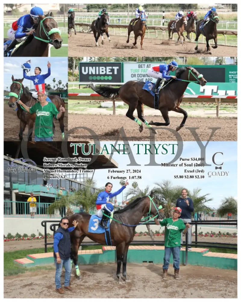 Tulane Tryst - 02-27-24 R03 Tup Turf Paradise