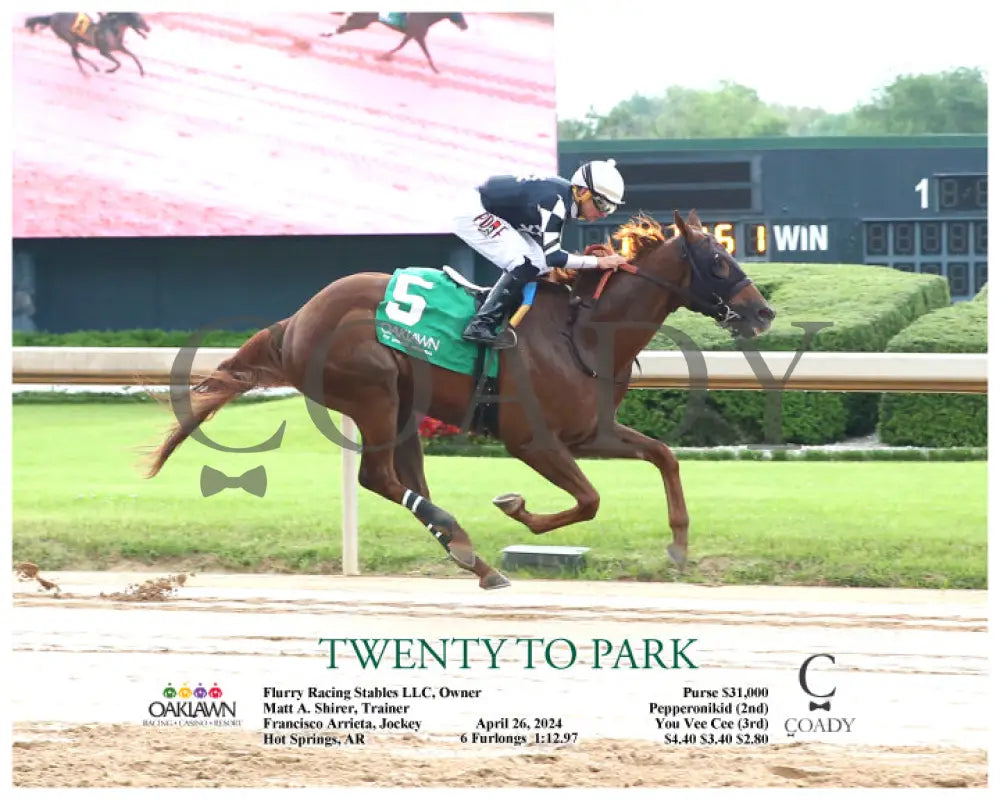 Twenty To Park - 04-26-24 R10 Op A Oaklawn Park