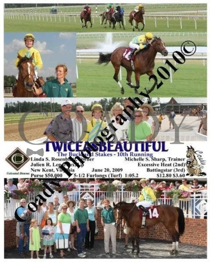 Twiceasbeautiful - The Buckland Stakes 10Th Ru Colonial Downs