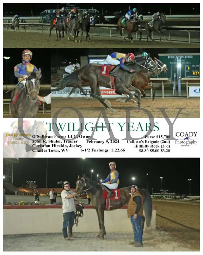 Twilight Years - 02-09-24 R03 Ct Hollywood Casino At Charles Town Races