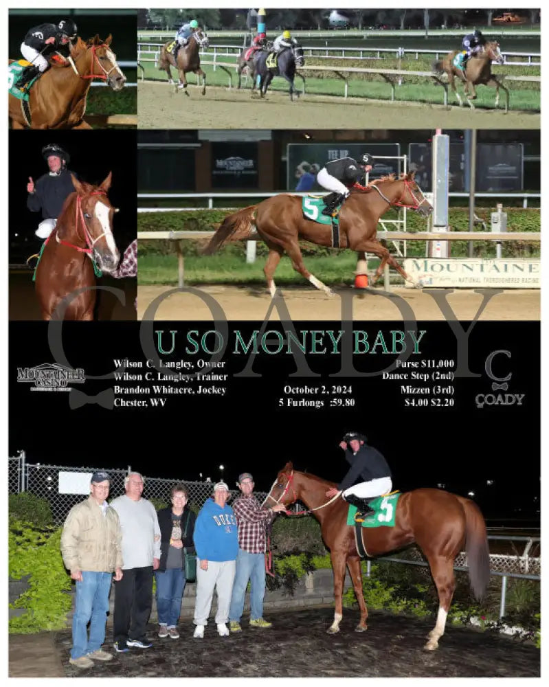 U So Money Baby - 10-02-24 R03 Mnr Mountaineer Park