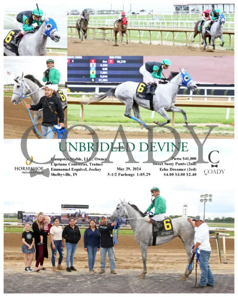 Unbridled Devine - 05-29-24 R03 Ind Indiana Grand