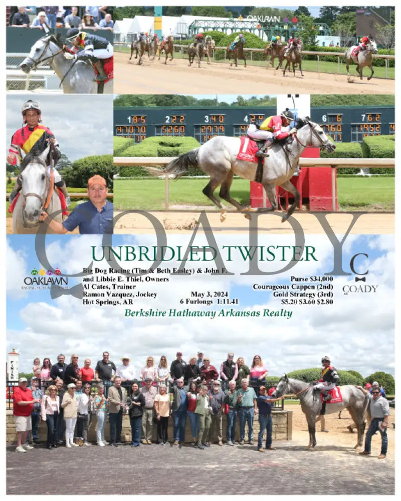 Unbridled Twister - 050324 Race 04 Op Oaklawn Park