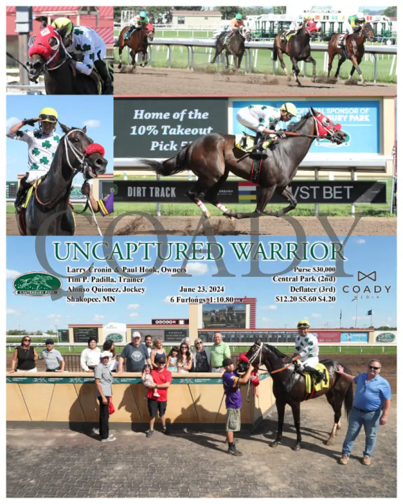 Uncaptured Warrior - 06-23-24 R07 Cby Canterbury Park