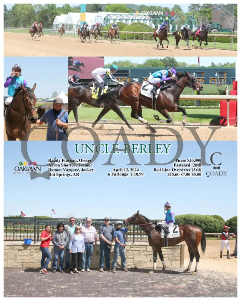 Uncle Berley - 04 - 12 - 24 R04 Op Oaklawn Park