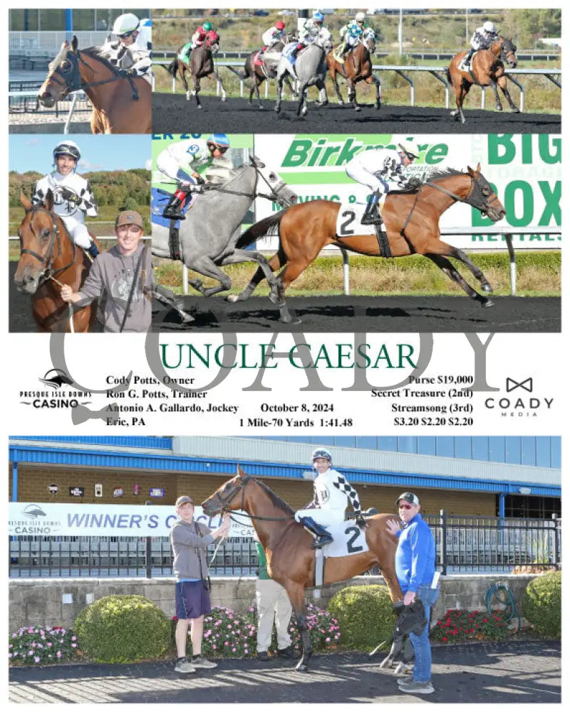 Uncle Caesar - 10-08-24 R03 Pid Presque Isle Downs