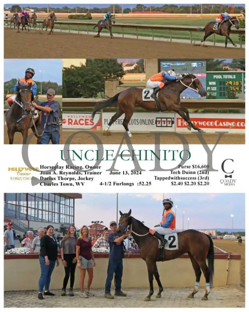 Uncle Chinito - 06-13-24 R03 Ct Hollywood Casino At Charles Town Races