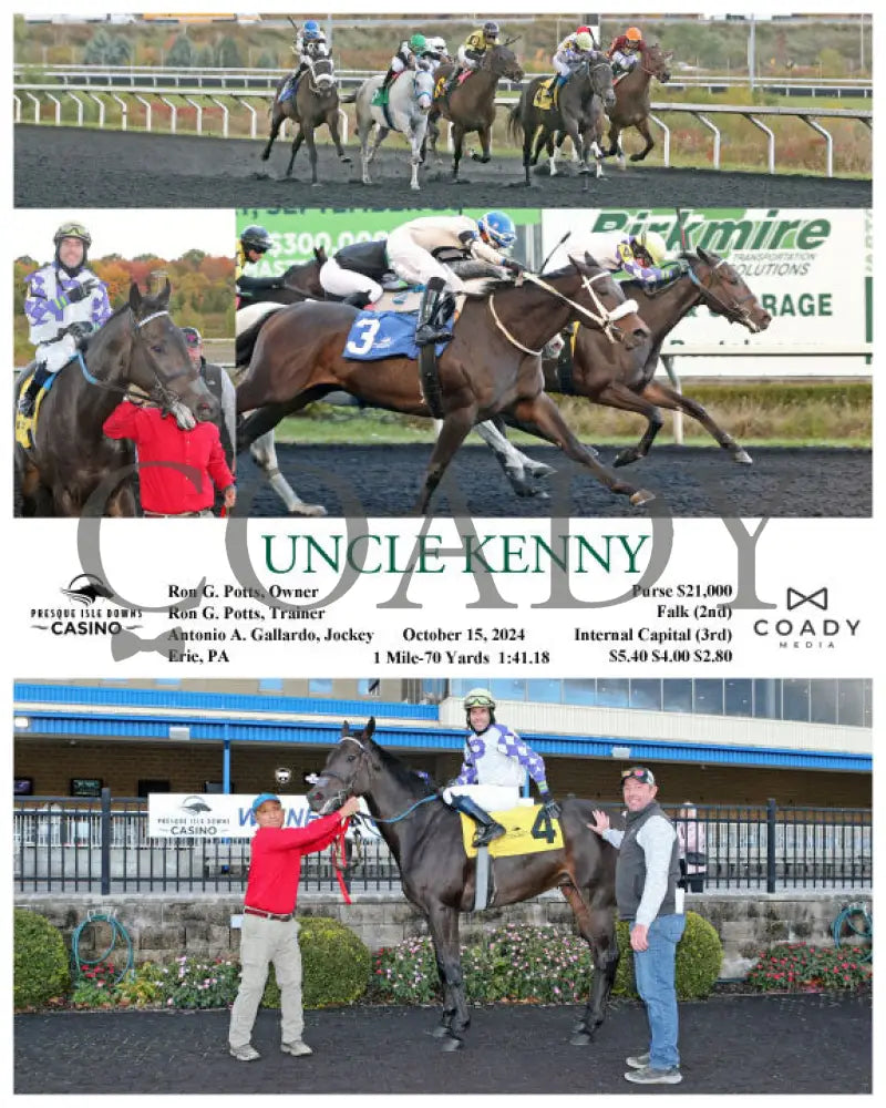 Uncle Kenny - 10-15-24 R06 Pid Presque Isle Downs