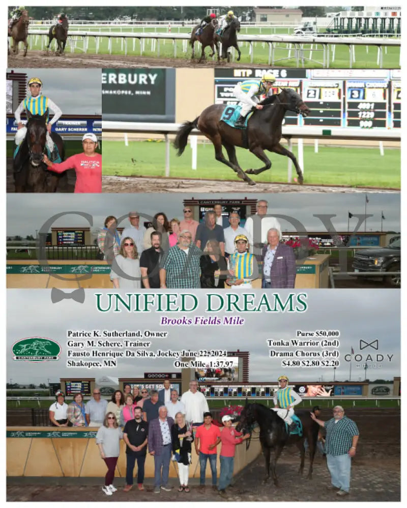 Unified Dreams - Brooks Fields Mile 06-22-24 R06 Cby Canterbury Park