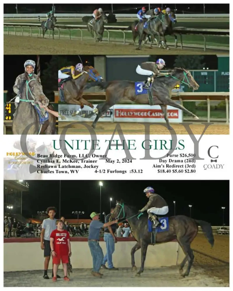 Unite The Girls - 05-02-24 R06 Ct Hollywood Casino At Charles Town Races